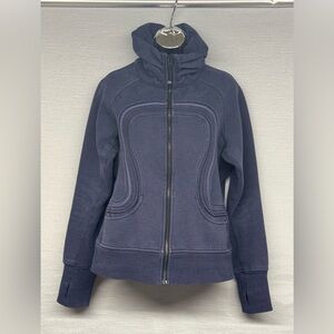 Lululemon Cuddle Up Jacket Heathered Black Swan - Size 10